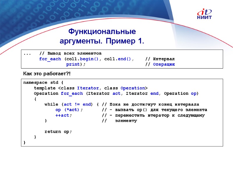 Nortel Networks Confidential ...   // Вывод всех элементов    